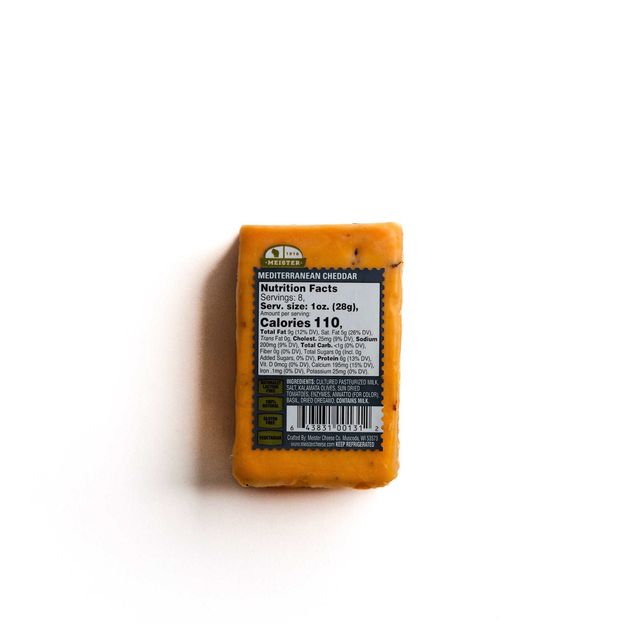 Mediterranean Cheddar (8oz. block)
