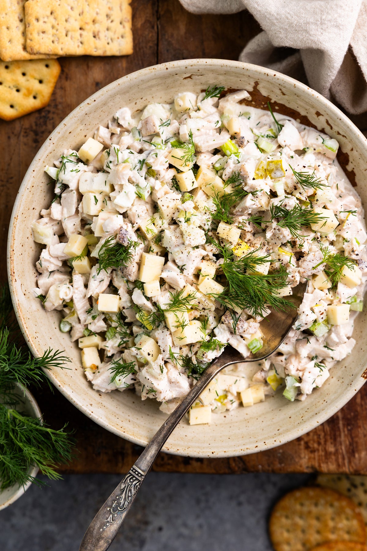 Spicy Dill Pickle Chicken Salad