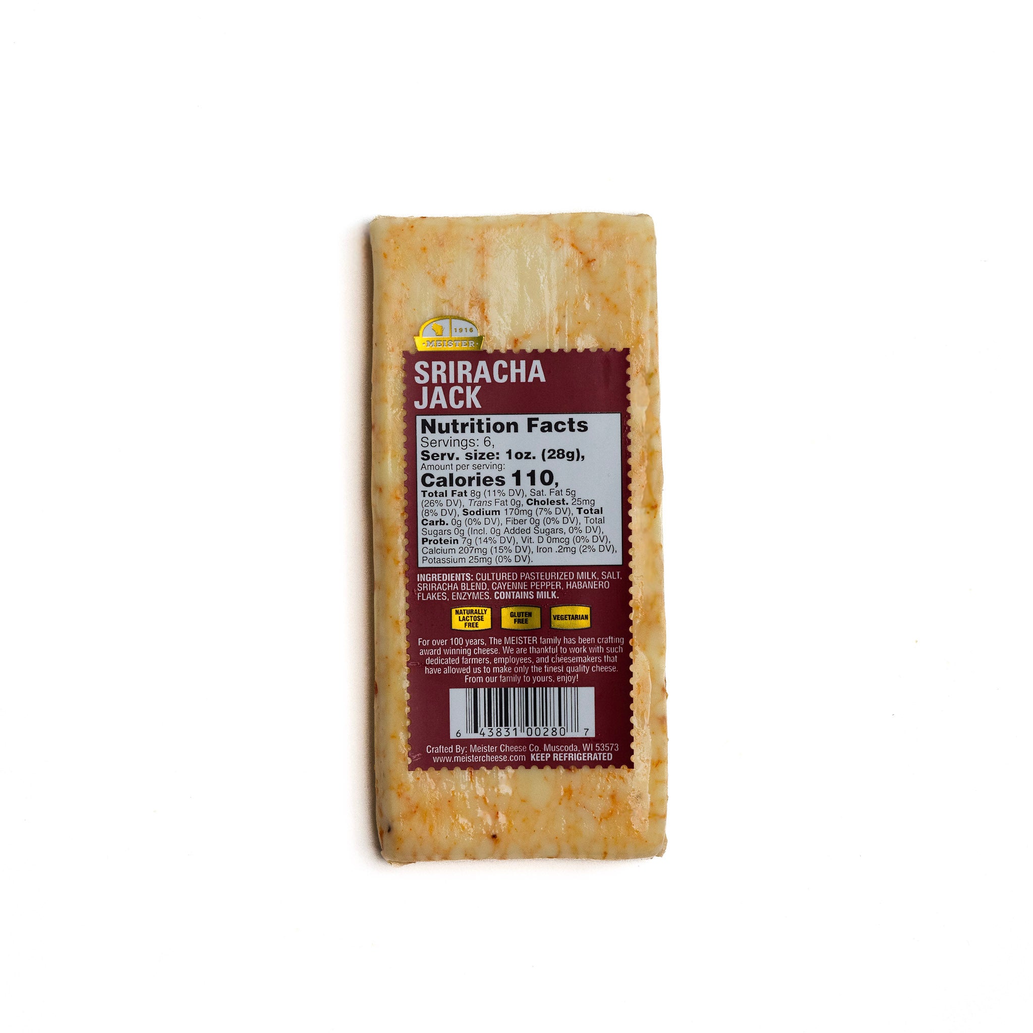 Sriracha Jack (6oz. bar)