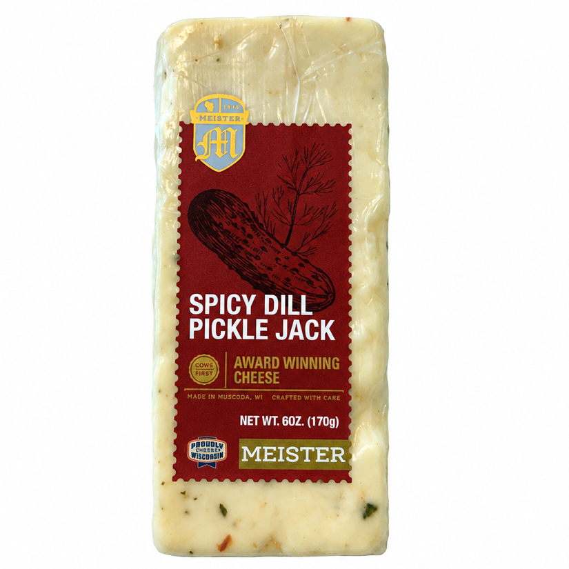Meister Cheese Spicy Dill Pickle Jack, 6 oz