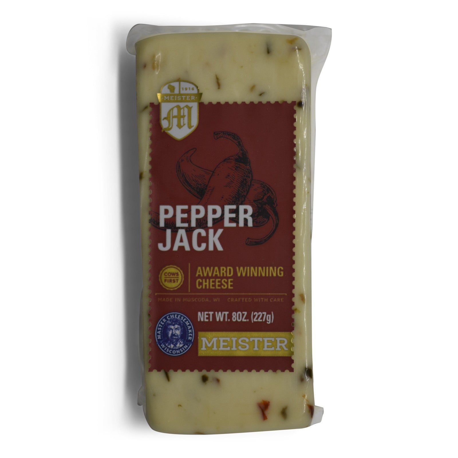 Pepper Jack (8oz. Bar) – Meister Cheese